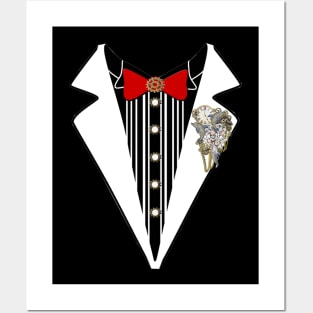 Tuxedo- Steampunk wedding Posters and Art